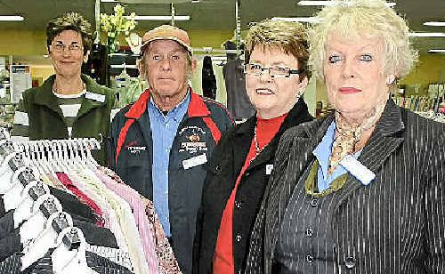 St Vincent De Paul volunteers Dia Beekman, Danny Murphy, Trish Seaby and (front) centre coordinator Shirley Molloy. St Vincent De Paul volunteers Dia Beekman, Danny Murphy, Trish Seaby and (front) centre coordinator Shirley Molloy.